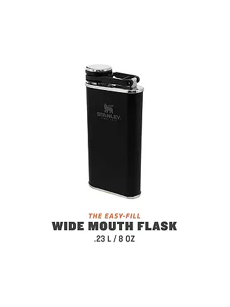 STANLEY | Flachmann Classic Flask 0,23l Schwarz | 